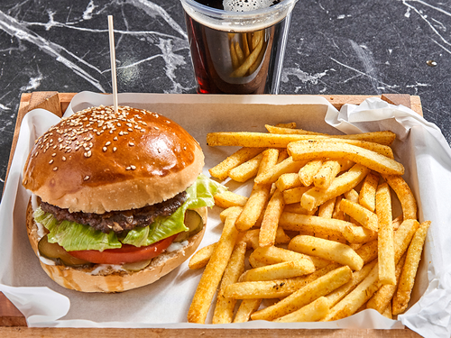 HAMBURGER MENÜ