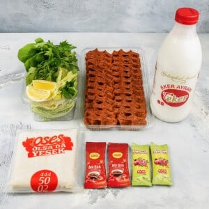 ÇİĞKÖFTE(500GR)+İÇECEK MENÜ