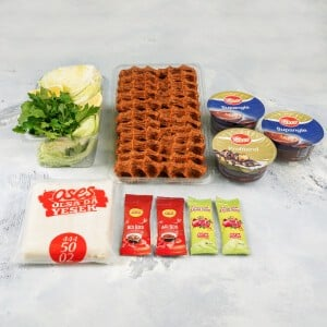 ÇİĞKÖFTE(500GR)+TATLI MENÜ 1