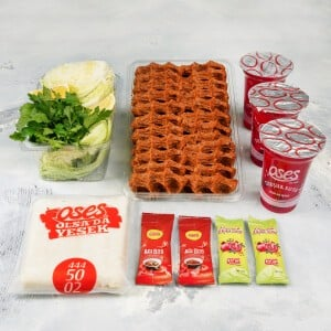 ÇİĞKÖFTE(500GR)+TURŞU SUYU MENÜ 1