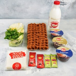 ÇİĞKÖFTE(500GR)+TATLI+LİTRELİK İÇECEK MENÜ 1
