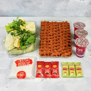 ÇİĞKÖFTE(750GR)+TURŞU SUYU MENÜ 1