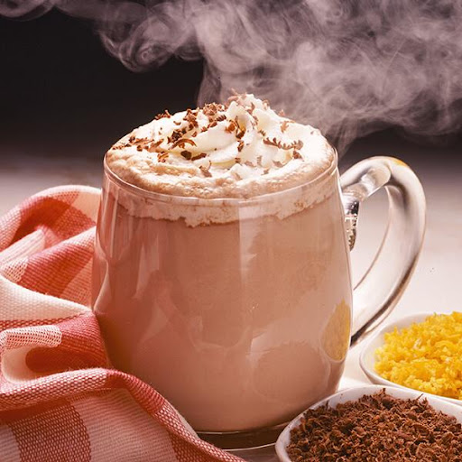 Strawberry hot chocolate