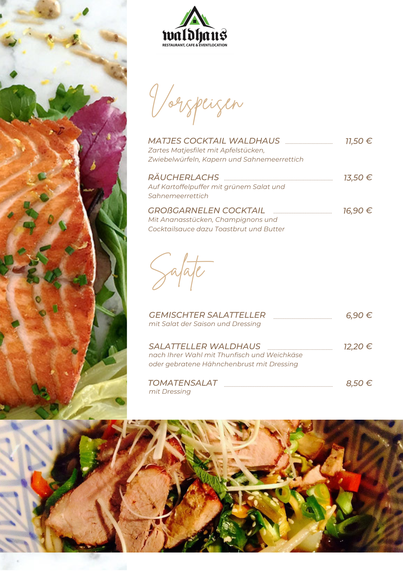 Vorspeisen und Salate