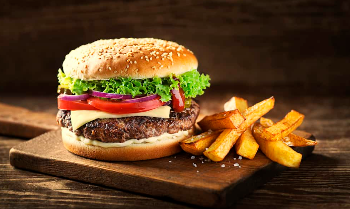 CHEESE & BACON BURGER