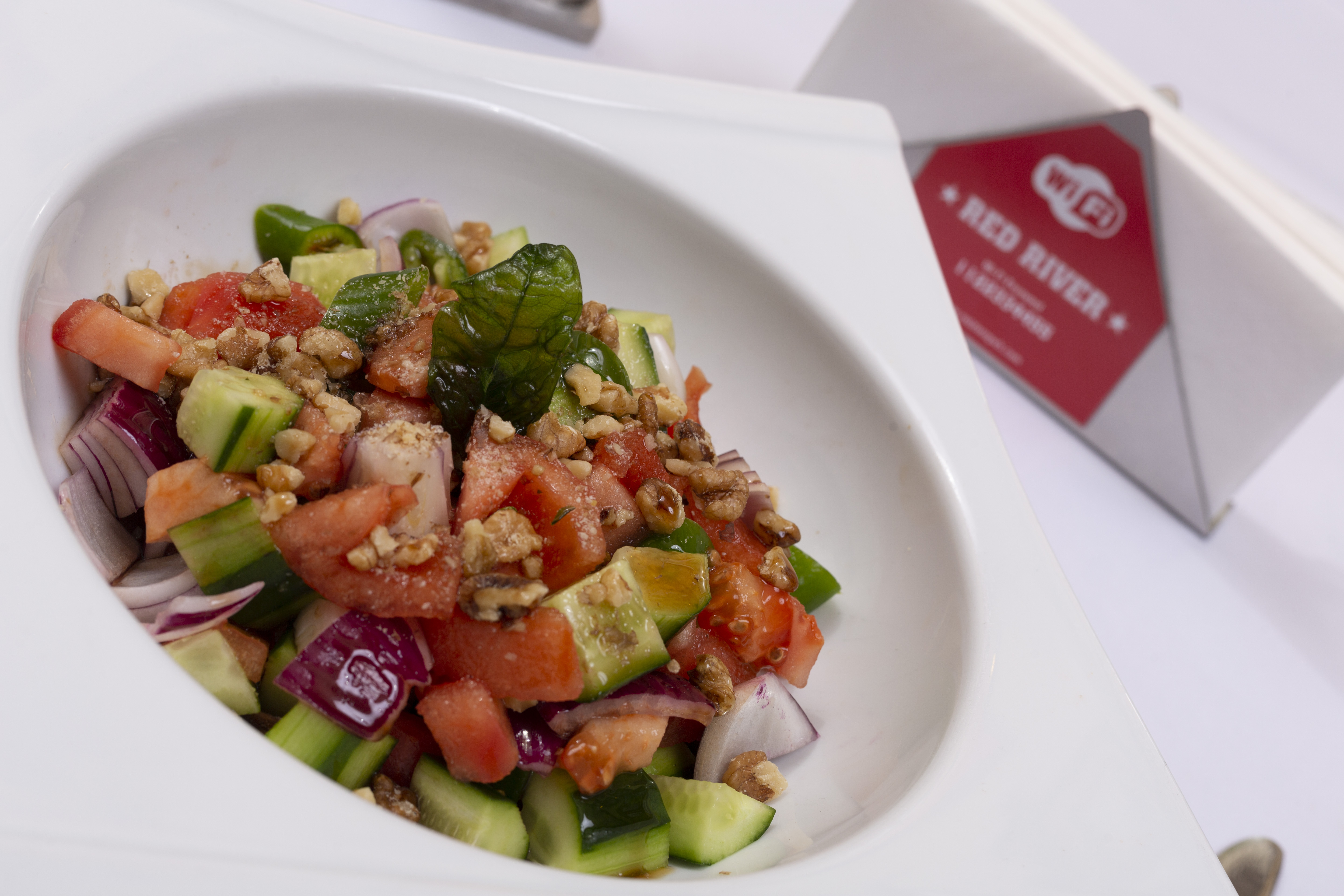 Shepherd's Salad with Pomegranate Syrup & Walnut / Nar Ekşili Çoban Salata