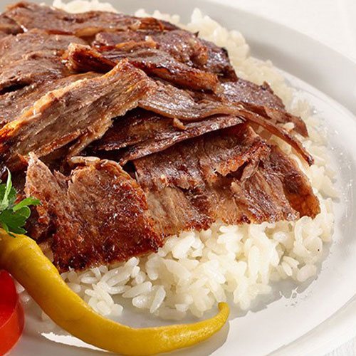 Pilav üstü Et döner
