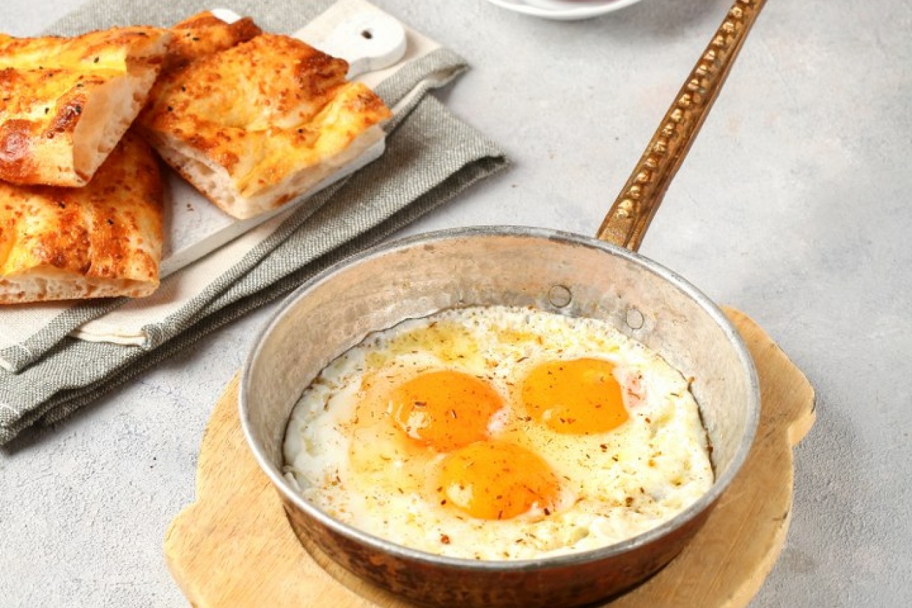 Plain fried eggs
