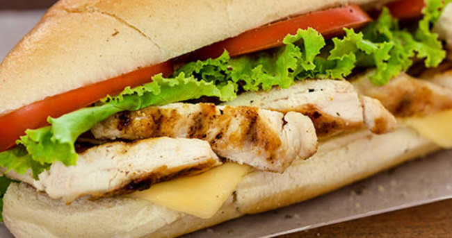 Grilled chicken sandwich