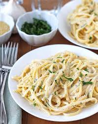 Creamy mushroom spaghetti