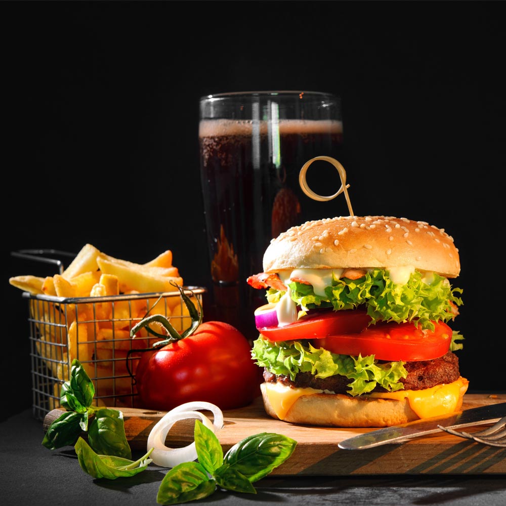 HAMBURGER MENÜ