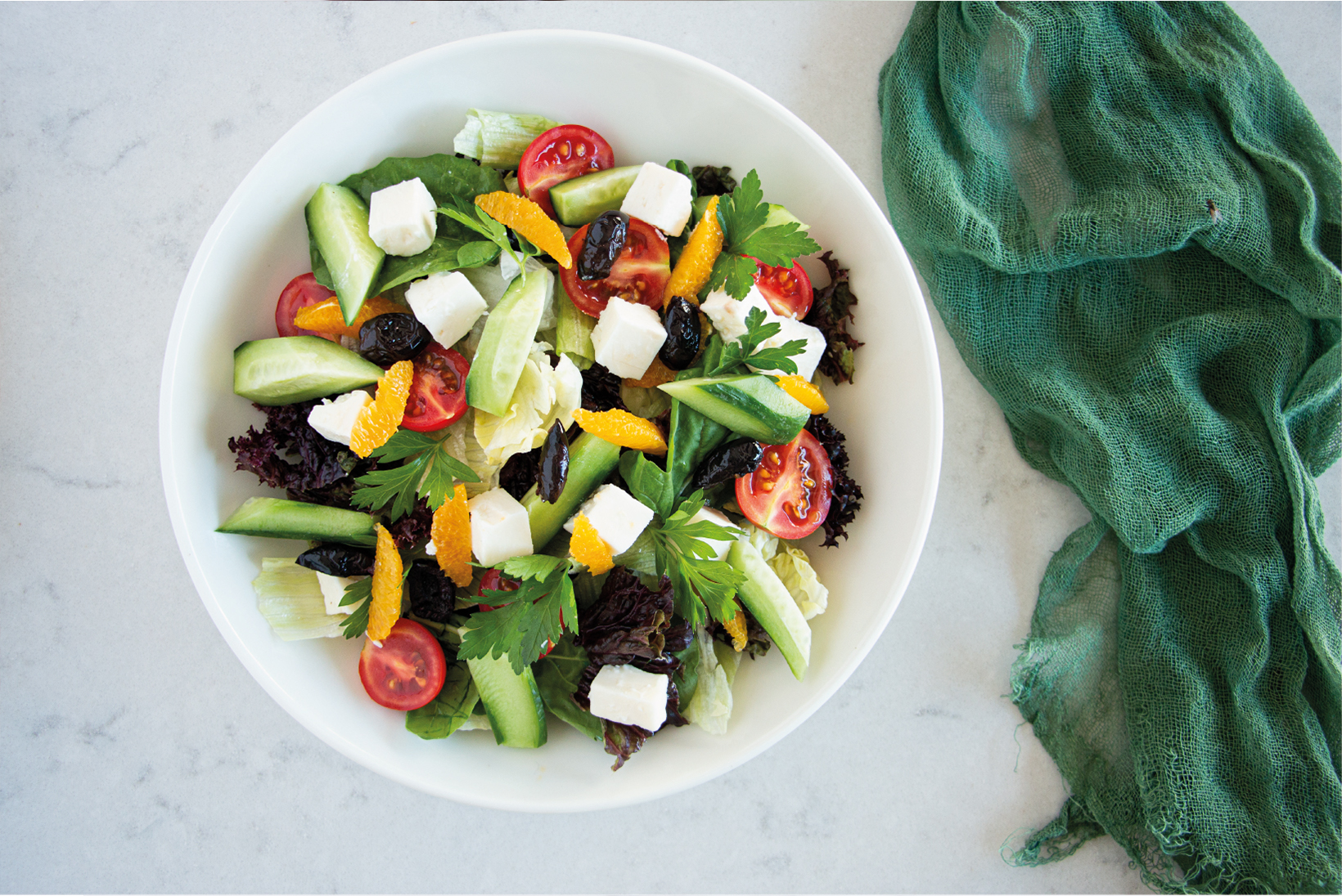 Garden Salad with Cheese