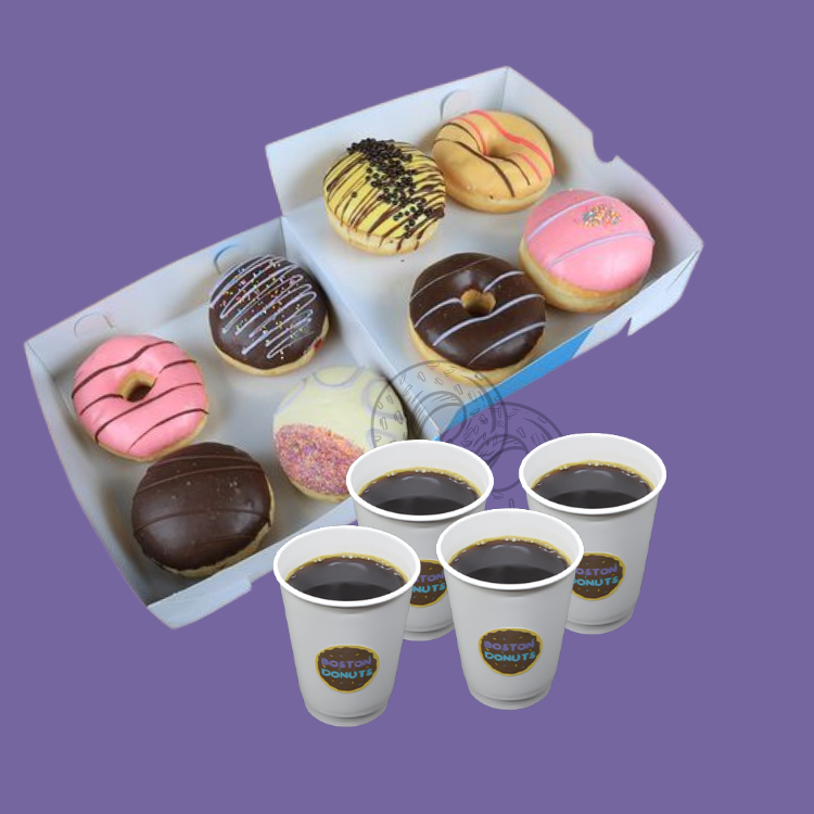 8 Donut + 2 Filtre Kahve