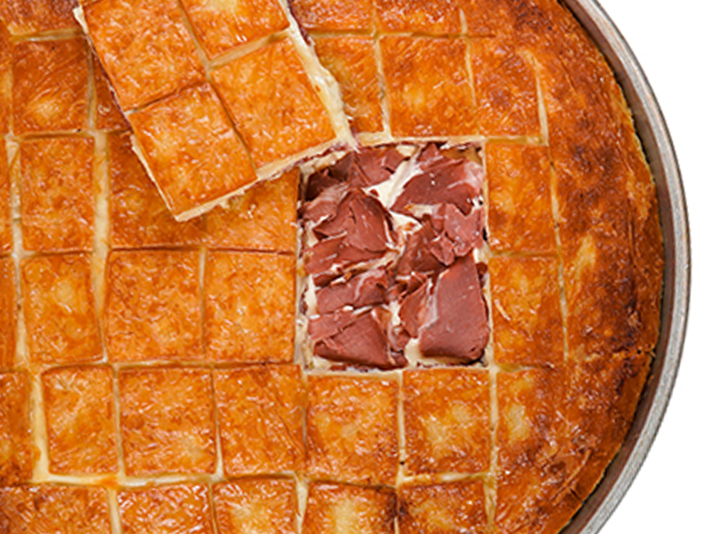 Pastırma and cheese börek