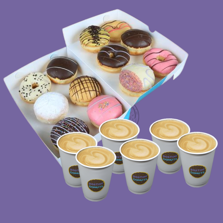 12 Donut + 6 Latte