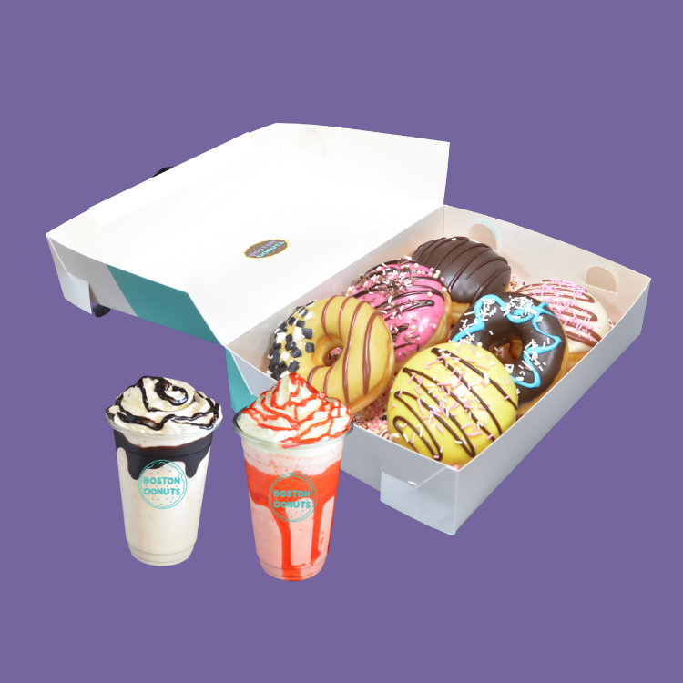6 Donut + 2 Milkshake