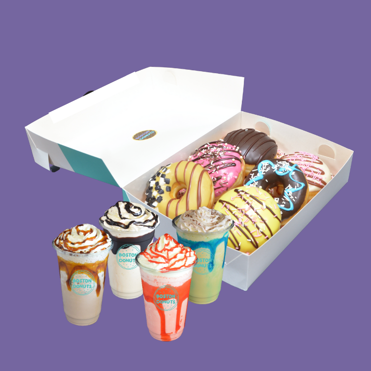 6 Donut + 4 Milkshake