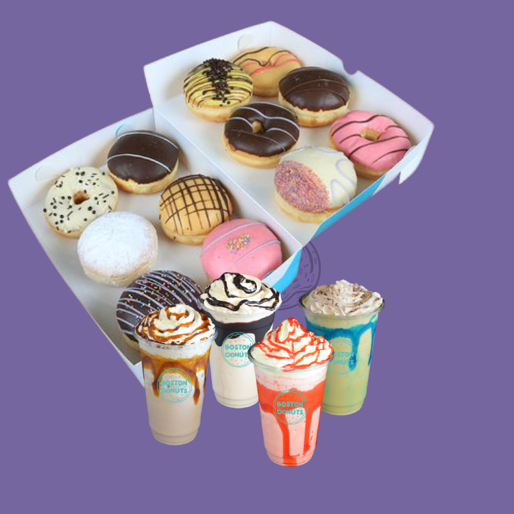 12 Donut + 4 Milkshake