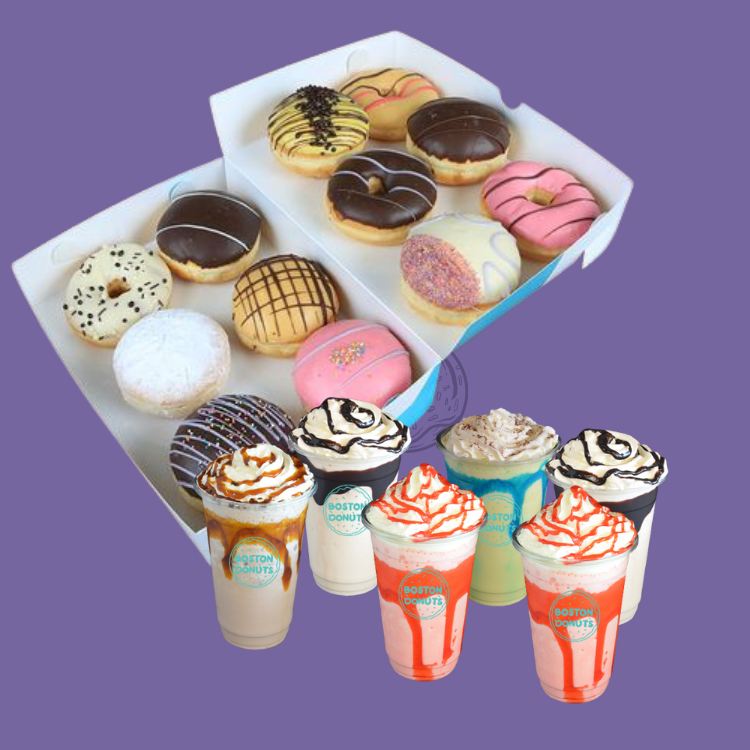 12 Donut + 6 Milkshake