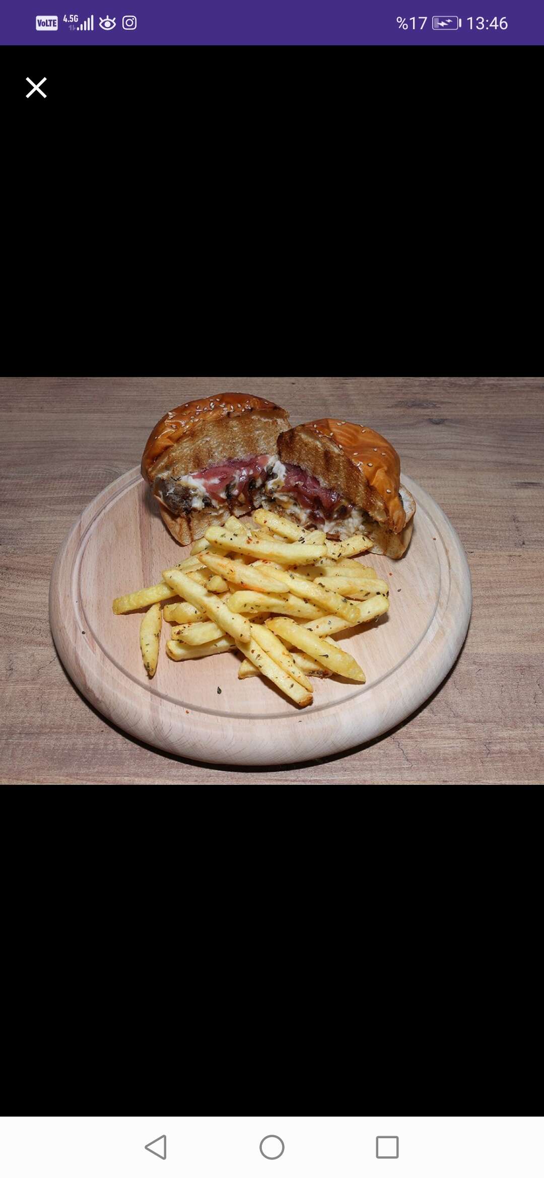 Trüf cheddar burger (150 gr.) 