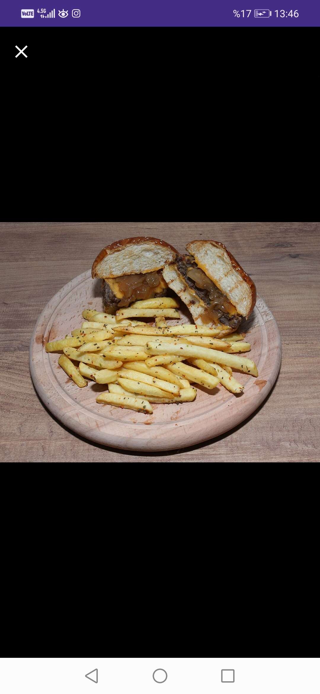 7 cheese burger (150 gr.) 
