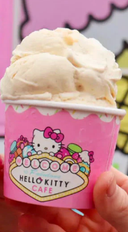 Hello Kitty Vanilyalı Dondurma
