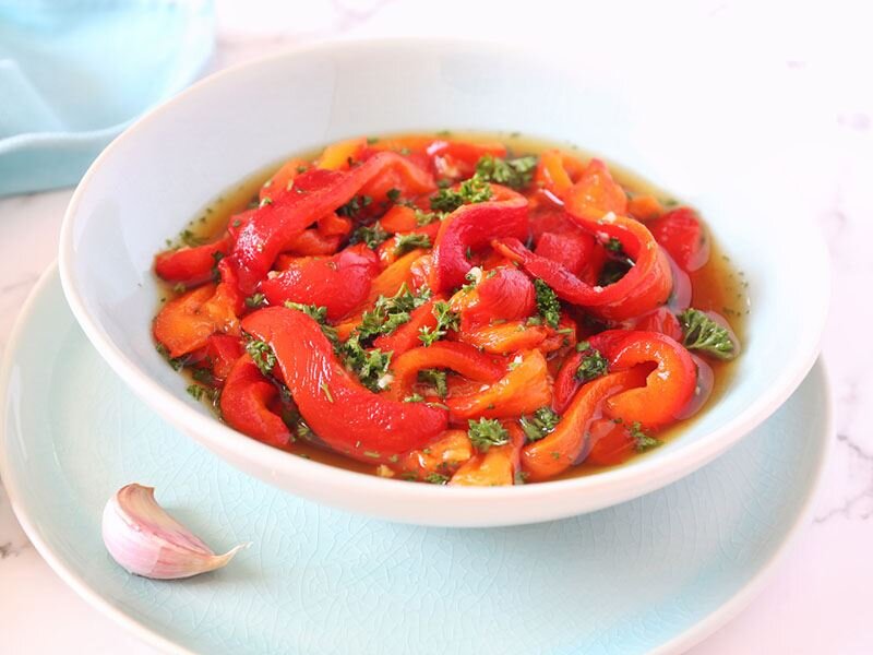 Köz biber salatası