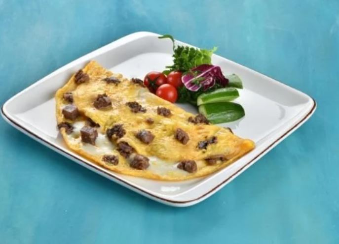 Kavurmalı Omlet