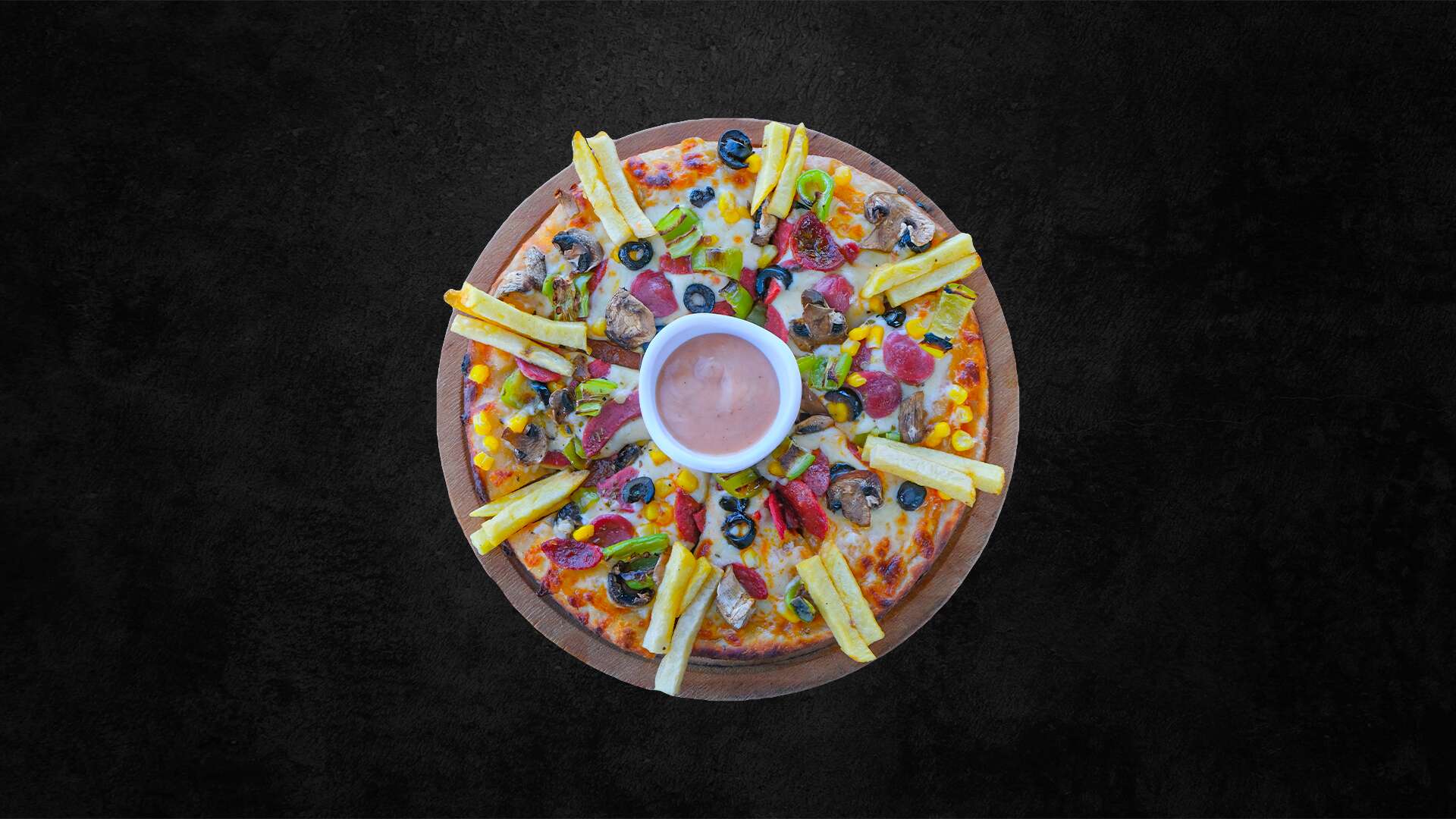 Mixed pizza
