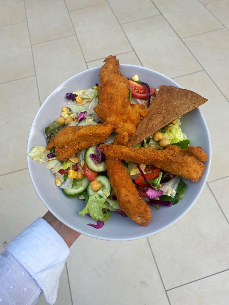 Çıtır Tavuk Salata