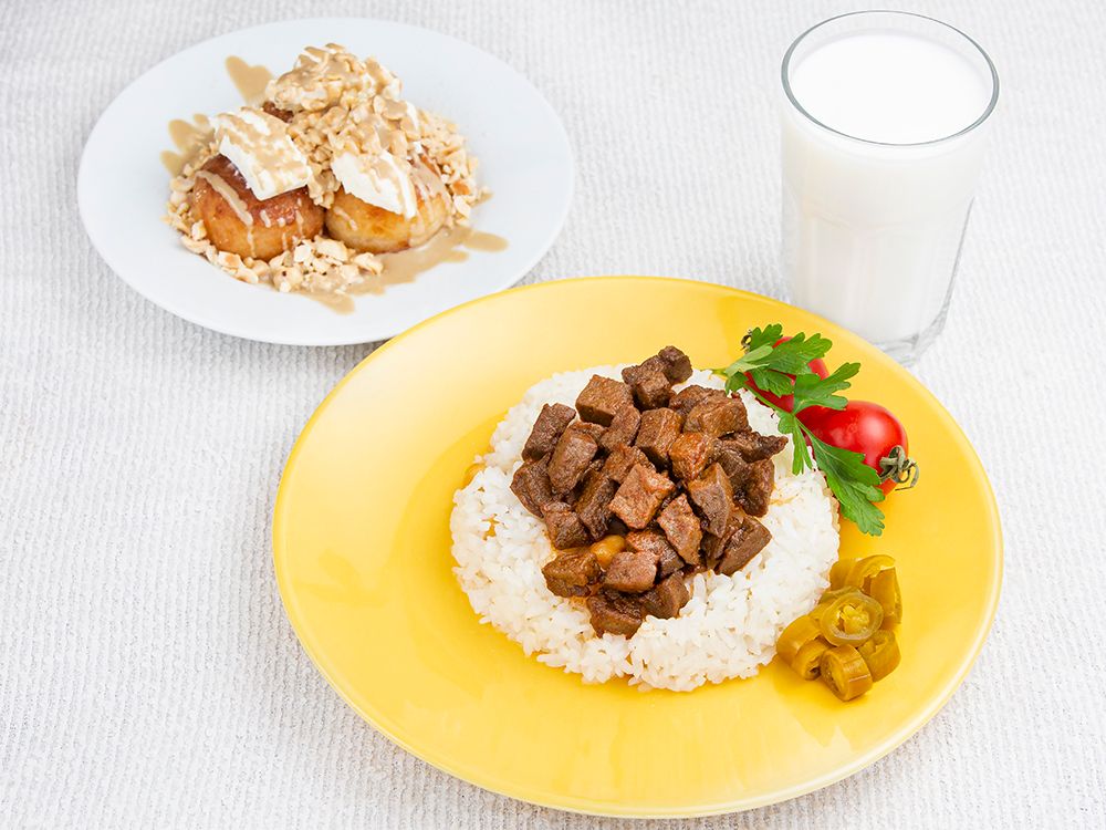 Dana Ciğerli Pilav Menü