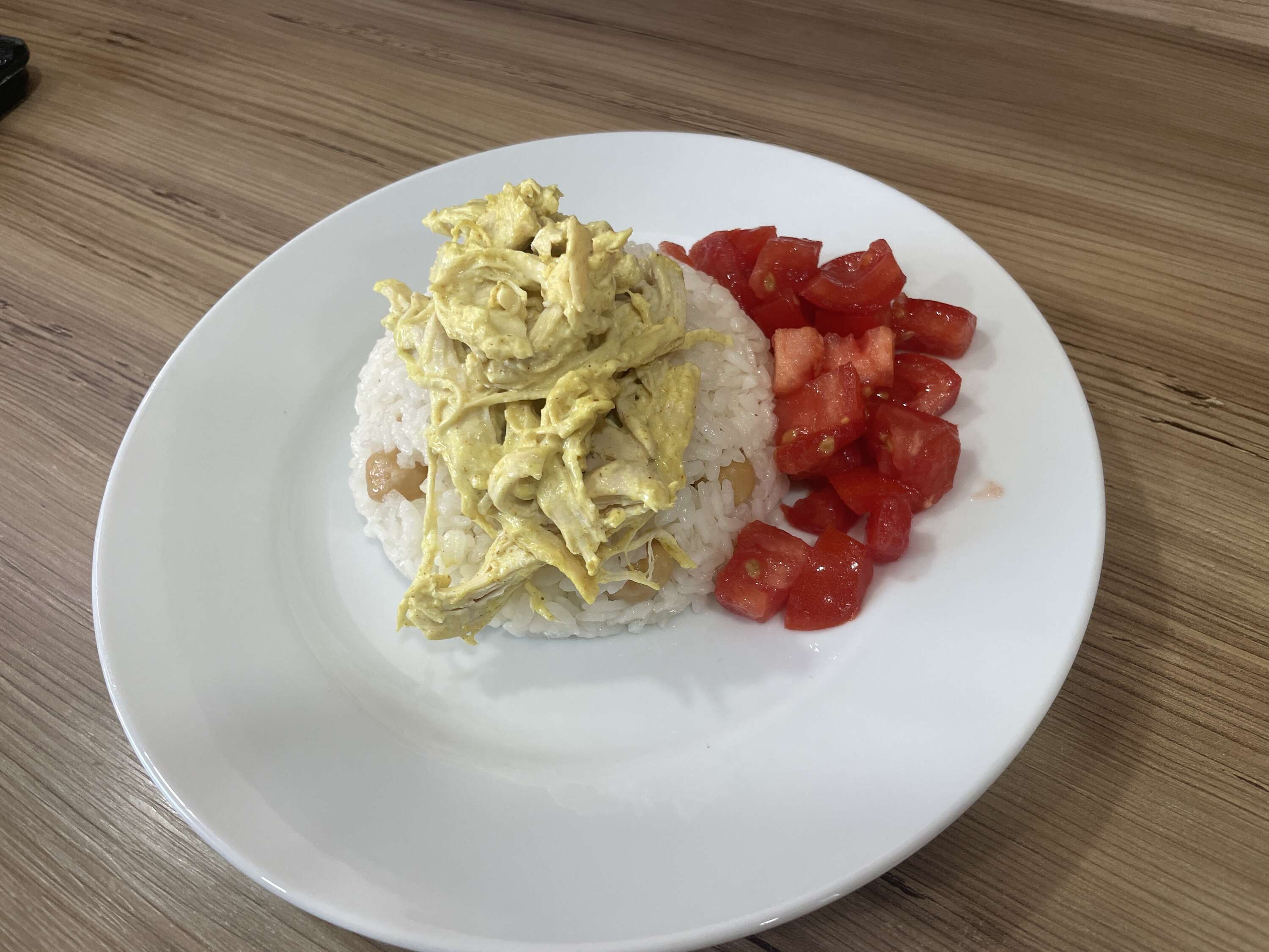 Köri Soslu Tavuklu Pilav