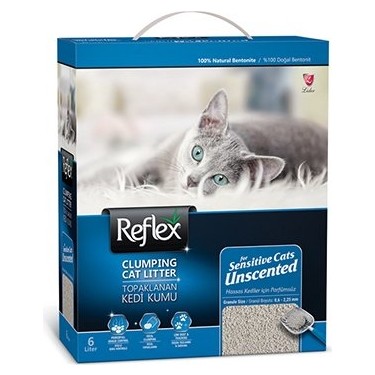 Reflex Sensitive Kokusuz Bentonit Kedi Kumu 6 L