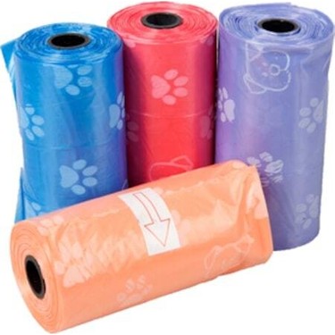 Flamingo Pati Desenli Köpek Dışkı Poşeti 4'lü