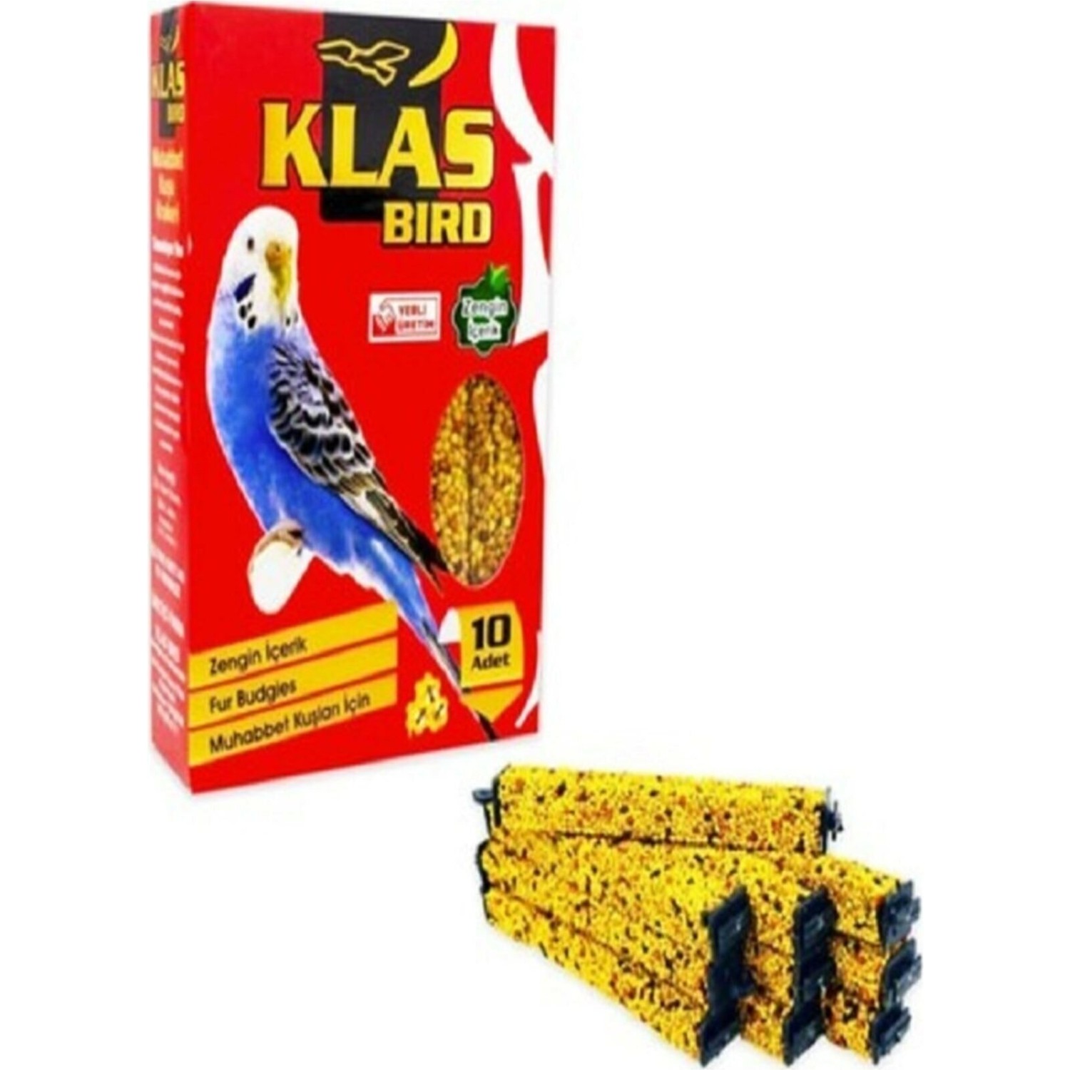 Klas Bird Muhabbet Kuşu Krakeri 10'lu 276 g