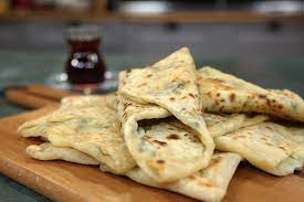 White cheese gözleme