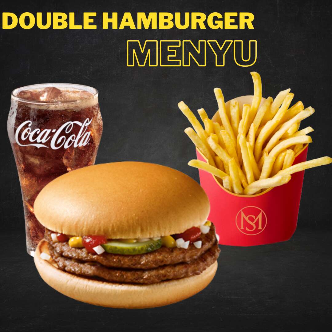Double Hamburger menyu