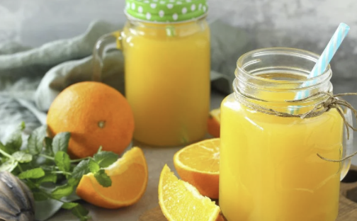 Freshly squeezed orange and grapefruit juice