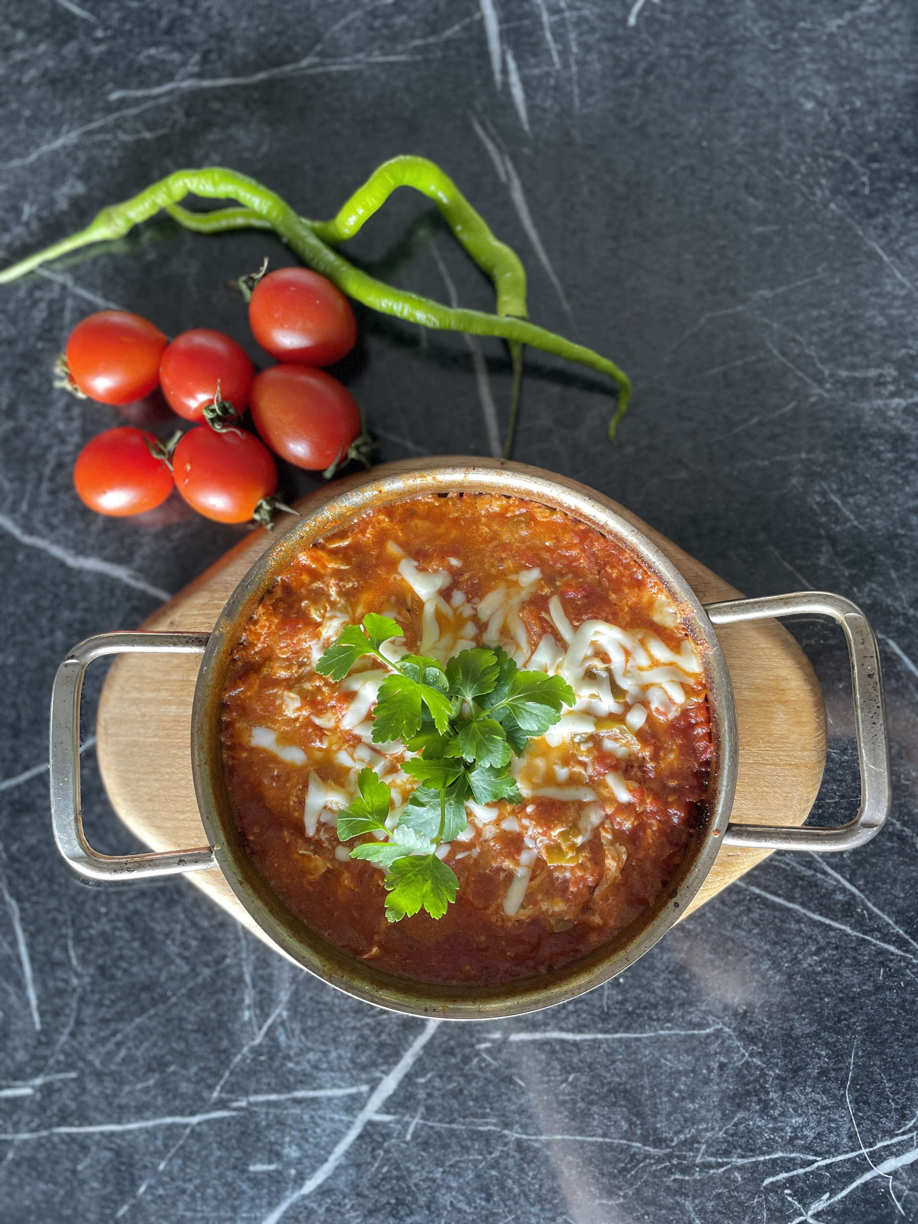Kaşarlı Menemen