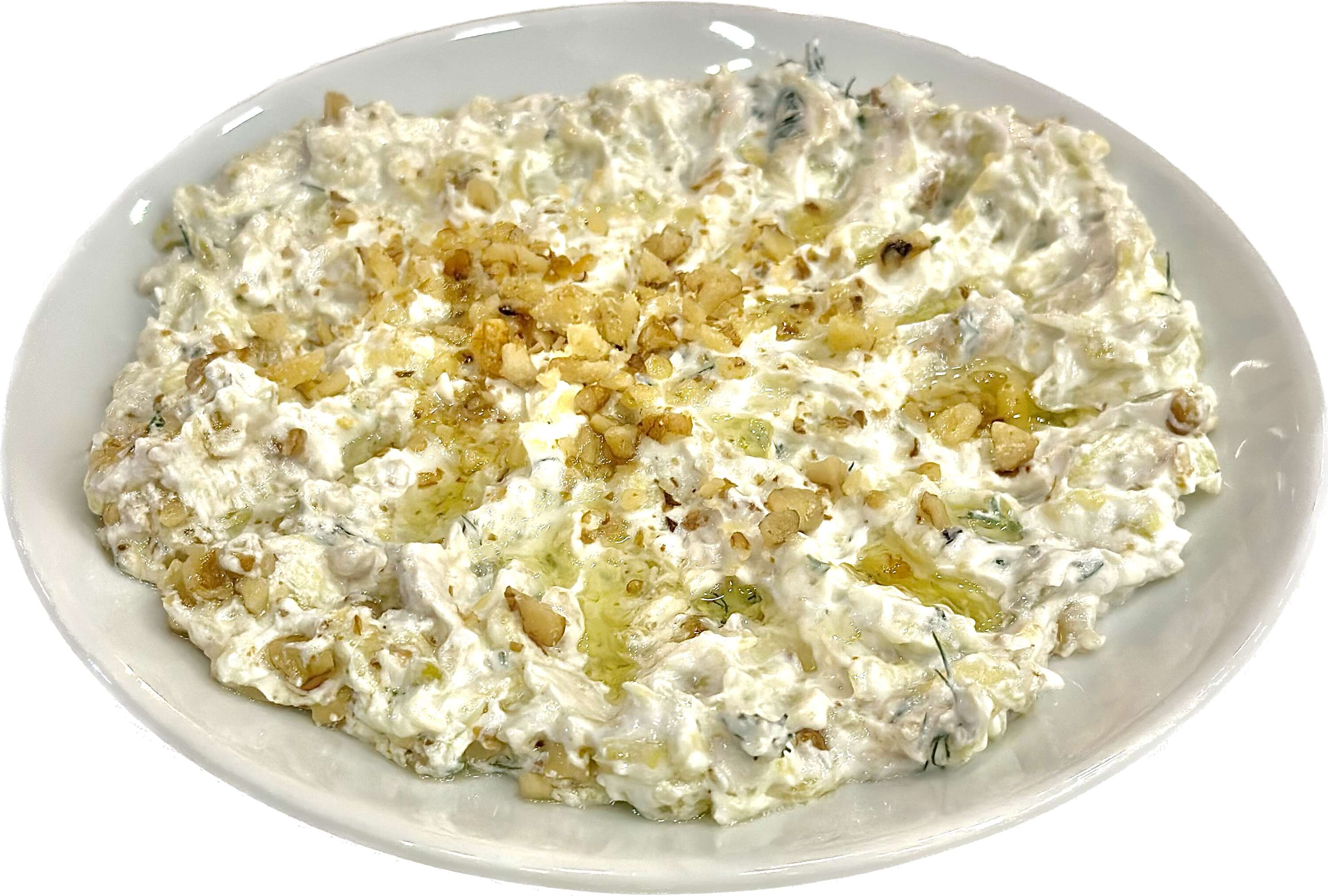 Walnut zucchini salad