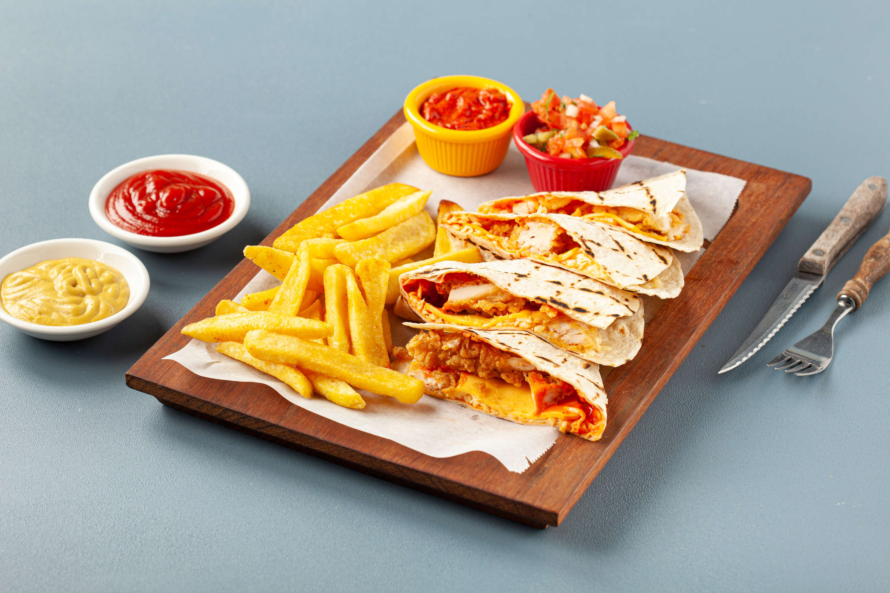 Kajun Quesadilla