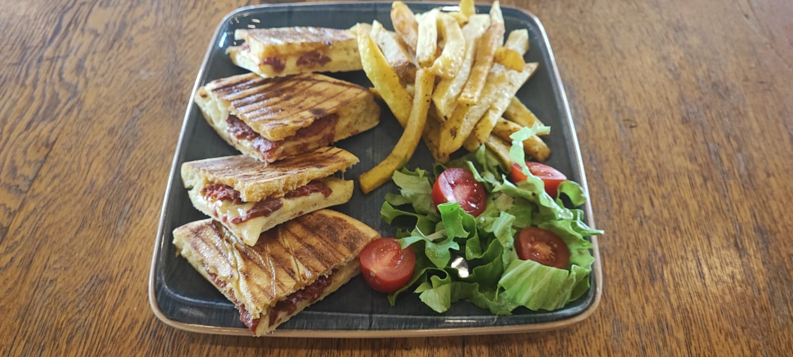 Mixed toast sandwich