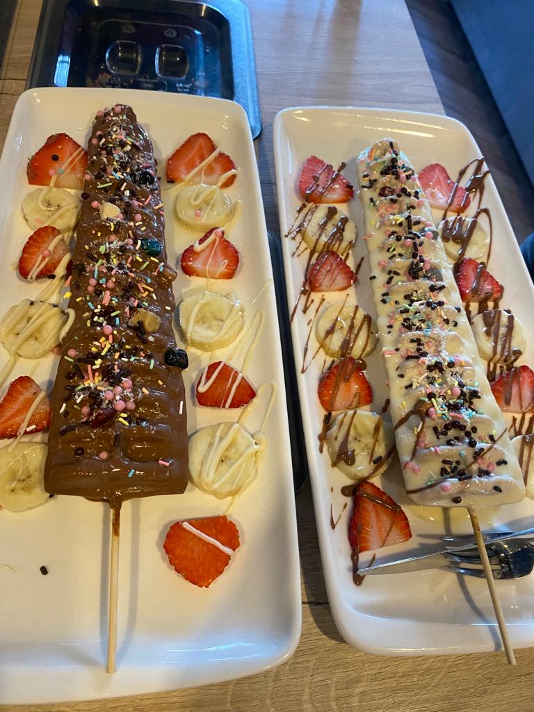 Sütlü Çikolatalı Çubuk Waffle 