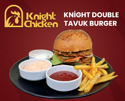 Double Tavuk Burger