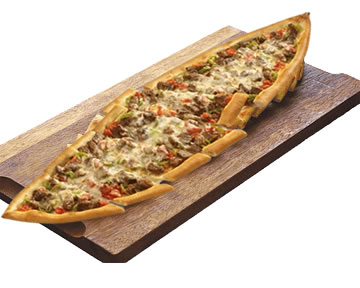 Kıymalı Kaşarlı Pide