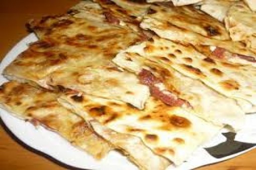 Sucuk and Kaşar Cheese Gözleme