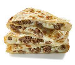 Gözleme with kavurma and kaşar cheese