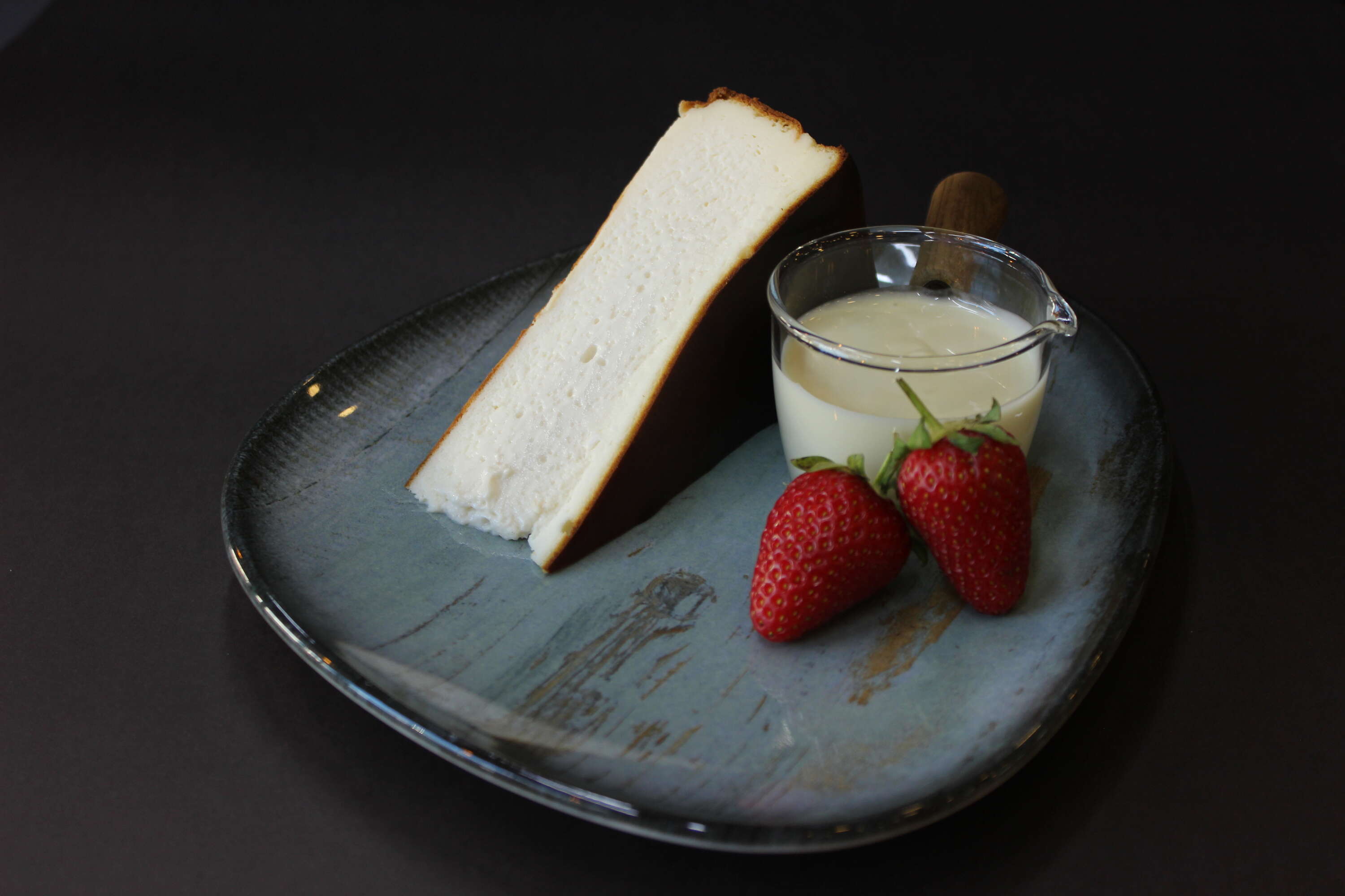White Chocolate San Sebastián Cheesecake