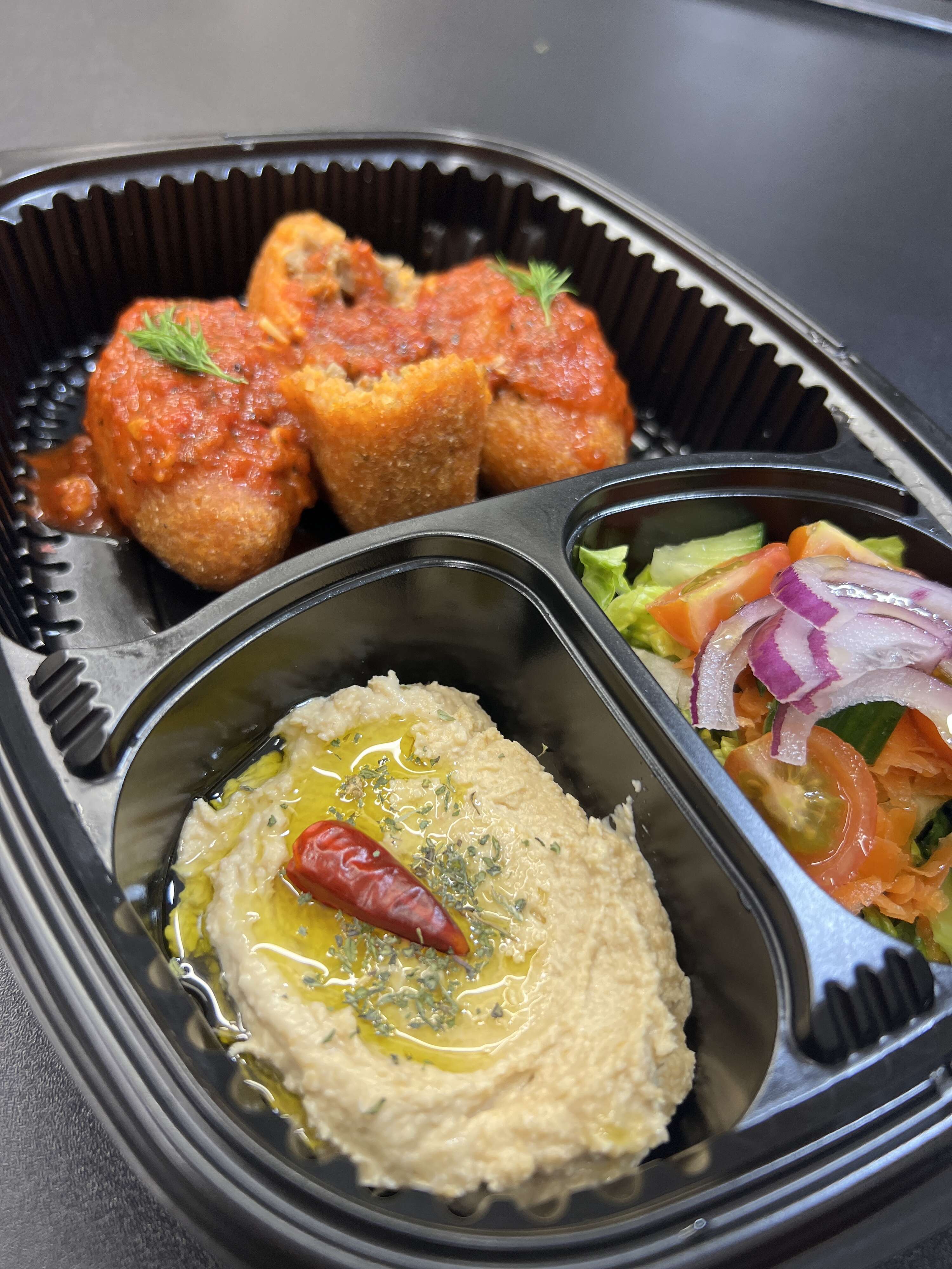 Bulghur meat ball menu 