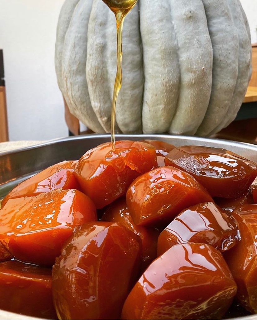 Turkish candied pumpkin (Kabak tatlısı)